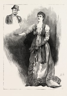 ARIANE, Mrs. Bernard-Beere  ARIANE AT THE OPERA Comique, play in london, UK, britain, united