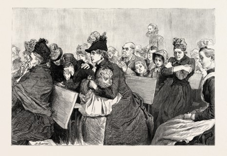 THE DISASTROUS FIRE AT FOREST GATE DISTRICT SCHOOL,  THE RELATIVES OF THE VICTIMS AT THE INQUEST,