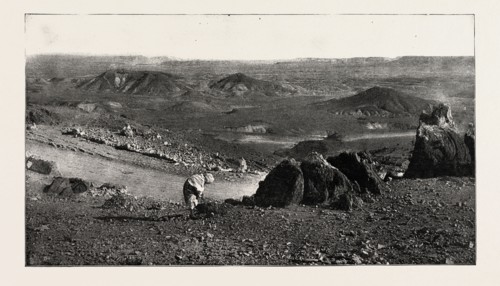THE SAHARA DESERT, engraving 1890