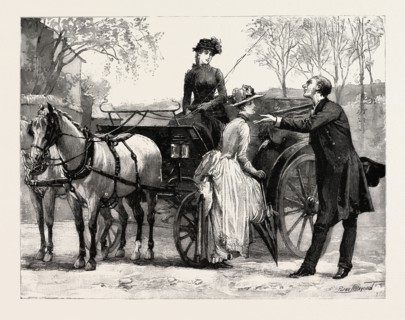 DRAWN BY PERCY MACQUOID, COACH AND HORSES, Percy Macquoid, 1852-1925, was an English artist and