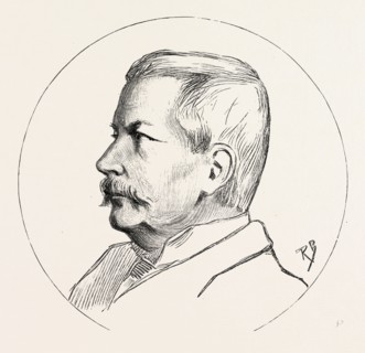 MR. H. M. STANLEY, engraving 1890