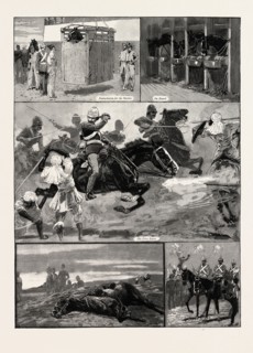 LIFE AND CAREER OF A MILITARY CHARGER, engraving 1890