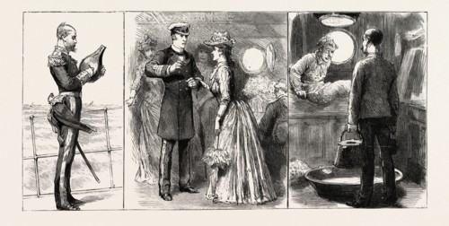ON BOARD A SHIP, Playfully,  I'm really very sorry, but your loose little sketches all blew away,