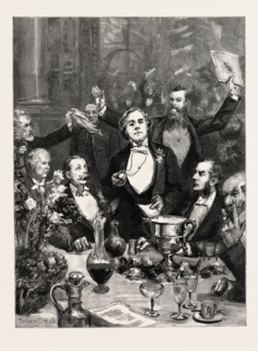 FAREWELL BANQUET TO MR . J. L . TOOLE, AT THE HOTEL METROPOLE, PREVIOUS TO HIS DEPARTURE FOR