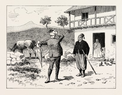 A MORNING RIDE IN ATHENS, GREECE, But after an hour's tramp I felt tired, and passing a farm, where