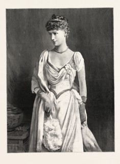 HER EXCELLENCY THE COUNTESS OF ZETLAND, engraving 1890