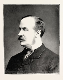 THE LATE SIR EDWARD P. COWAN, engraving 1890, UK, U.K., Britain, British, Europe, United Kingdom,