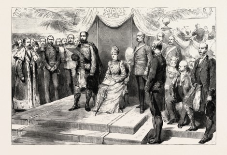 THE OPENING OF THE EDINBURGH EXHIBITION BY H. R. H. THE DUKE OF EDINBURGH, engraving 1890, UK, U.K