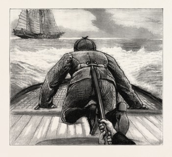 FROM HONG KONG TO MACAO IN A TORPEDO BOAT, FIXING AN UNSHIPPED GRATING UNDER DIFFICULTIES,