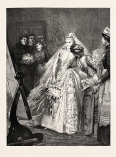 THE SUPREME MOMENT, engraving 1890, engraved image, history, arkheia, illustrative technique,