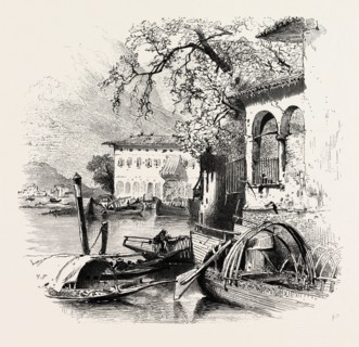 Lecco, Lago di Como, the Italian lakes, Italy, 19th century engraving