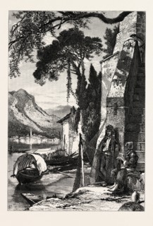 ISOLA BELLA, LAGO MAGGIORE, the Italian lakes, Italy, 19th century engraving