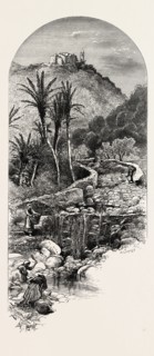 Sasso, the Cornice road----, 19th century engraving
