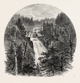 Pont d'Espagne, THE PYRENEES, FRANCE, 19th century engraving