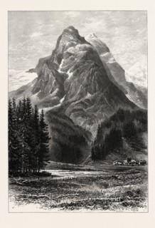 The Wellhorn, from Rosenlaui, Rosenlau, 19th century engraving
