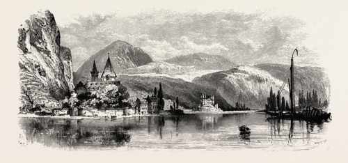 Remagen, the Rhine, Germany, 19th century engraving