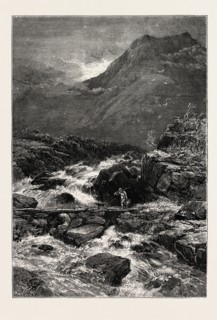 THE STREAM FROM LLYN IDWAL, North Wales, UK, U.K., Britain, British, Europe, United Kingdom, Great