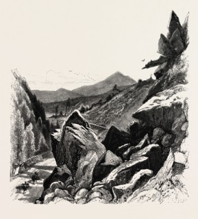 The Scalp, Ireland, Irish, Eire, 19th century engraving