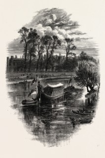 A GALA DAY AT HAMPTON COURT, SCENERY OF THE THAMES, UK, U.K., Britain, British, Europe, United