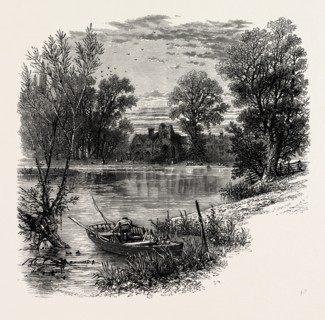 Medmenham Abbey, SCENERY OF THE THAMES, UK, U.K., Britain, British, Europe, United Kingdom, Great