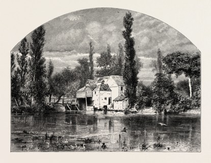Iffley Mill, SCENERY OF THE THAMES, UK, U.K., Britain, British, Europe, United Kingdom, Great