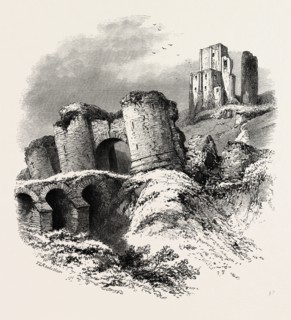 Corfe Castle, the south coast, UK, U.K., Britain, British, Europe, United Kingdom, Great Britain,