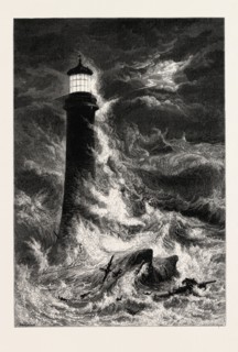 EDDYSTONE LIGHTHOUSE, the south coast, UK, U.K., Britain, British, Europe, United Kingdom, Great