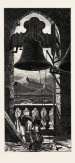 Bell Tower, Murcia, Ganada, Spain, 19th century engraving