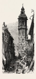 Valencia, Spain, 19th century engraving