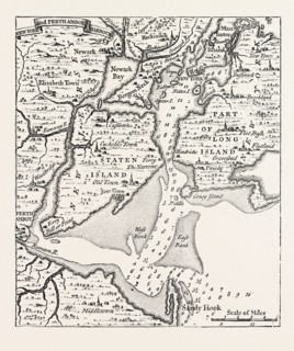 MAP OF NEW YORK ABOUT THE MIDDLE OF THE EIGHTEENTH CENTURY, From Popple's Atlas, UNITED STATES OF