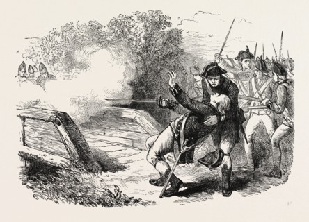 DEATH OF ISAAC DAVIS, He was a gunsmith and a militia officer who commanded a company of Minutemen