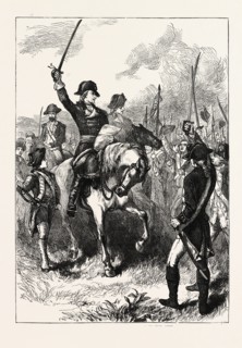THE DECLARATION OF INDEPENDENCE READ TO THE ARMY, UNITED STATES OF AMERICA, US, USA, 1870s