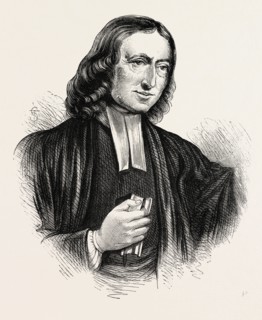 JOHN WESLEY, 1870s engraving