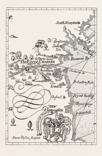 PART OF CAPTAIN J. SMITH'S MAP OF NEW ENGLAND. FROM ADVERTISEMENTS FOR THE UNEXPERIENCED PLANTERS