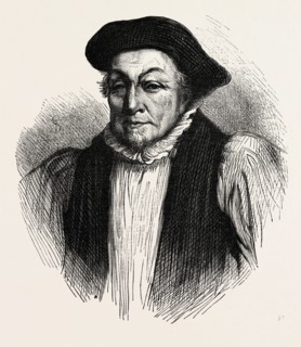 ARCHBISHOP LAUD, 1870s engraving