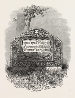 TOMB OF THE MATE OF THE MAYFLOWER, which was the ship that in 1620 transported 102 English