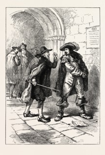 RANDOLPH THREATENED, 1870s engraving