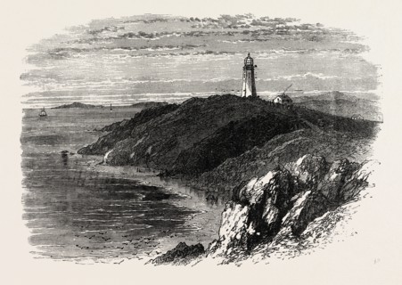 GAY'S HEAD, MARTHA'S VINEYARD, UNITED STATES OF AMERICA, US, USA, 1870s engraving