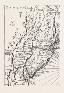 PENNSYLVANIA AT THE BEGINNING OF THE EIGHTEENTH CENTURY (From Humphreys' Account of the Missions.)