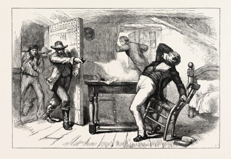 MURDER OF JOSEPH AND HYRUM SMITH, JUNE 1844, US, USA, 1870s engraving