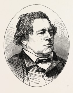GEORGE SMITH, COUSIN OF THE PROPHET, US, USA, 1870s engraving