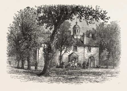 FAIRFAX COURT HOUSE, UNITED STATES OF AMERICA, US, USA, 1870s engraving