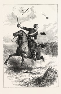 NORTHROP LEADING THE ATTACK AT KNOXVILLE, AMERICAN CIVIL WAR, UNITED STATES OF AMERICA. Lucius
