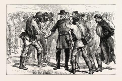 GENERAL LEE'S FAREWELL TO HIS SOLDIERS, AMERICAN CIVIL WAR, UNITED STATES OF AMERICA, US, USA,