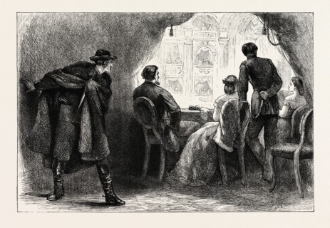 ASSASSINATION OF PRESIDENT LINCOLN, UNITED STATES OF AMERICA, US, USA, 1870s engraving