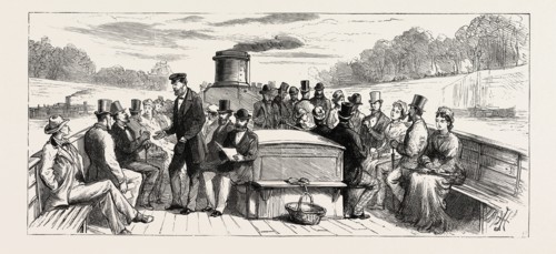 GOING HOME BY WATER: ON BOARD A SEINE STEAMBOAT, FRANCE