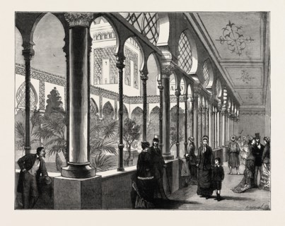 THE PARIS EXHIBITION, THE ALGERIAN COURT, FRANCE