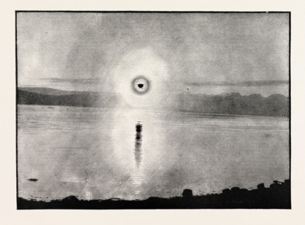 AT THE NORTH CAPE, engraving 1884
