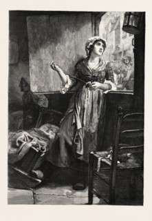 LA COCARDE TRICOLORE, ENGRAVING 1884