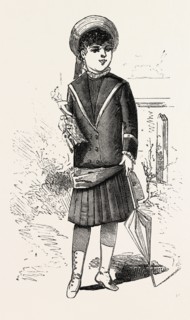 SAILOR COSTUME FOR GIRL OF FOUR, 1882, FASHION